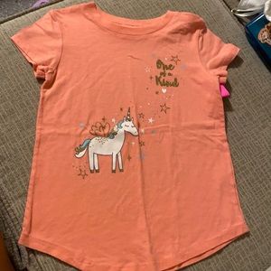 coral jumping beans unicorn t shirt size 6